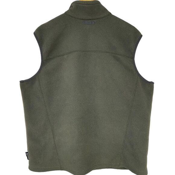 Eddie Bauer Fleece Vest Army Green Size XL - Picture 2 of 3